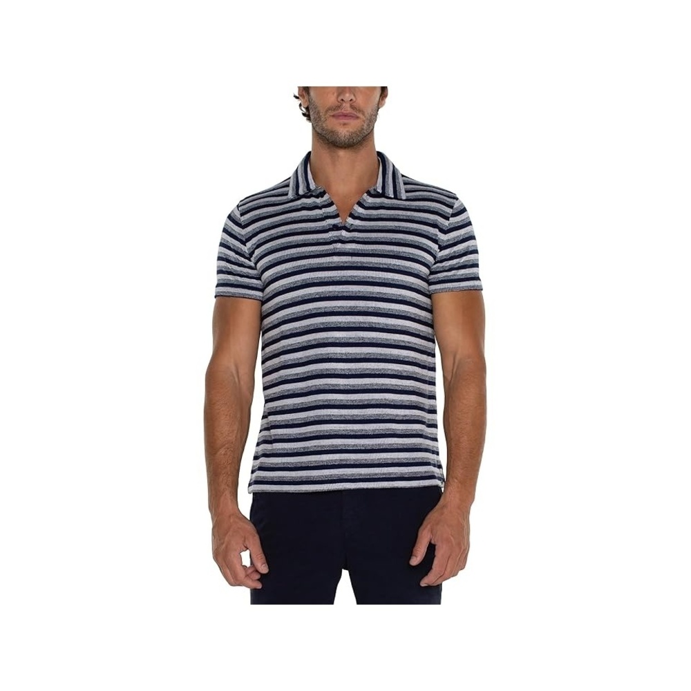 Liverpool Los Angeles Mens French Terry Polo Small